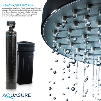 Aquasure Signature Pro | Whole House Water Filter Bundle with 32,000 Grains Softener, 75 GPD Reverse Osmosis System & Triple Purpose Pre-Filter - AS-WHF32D