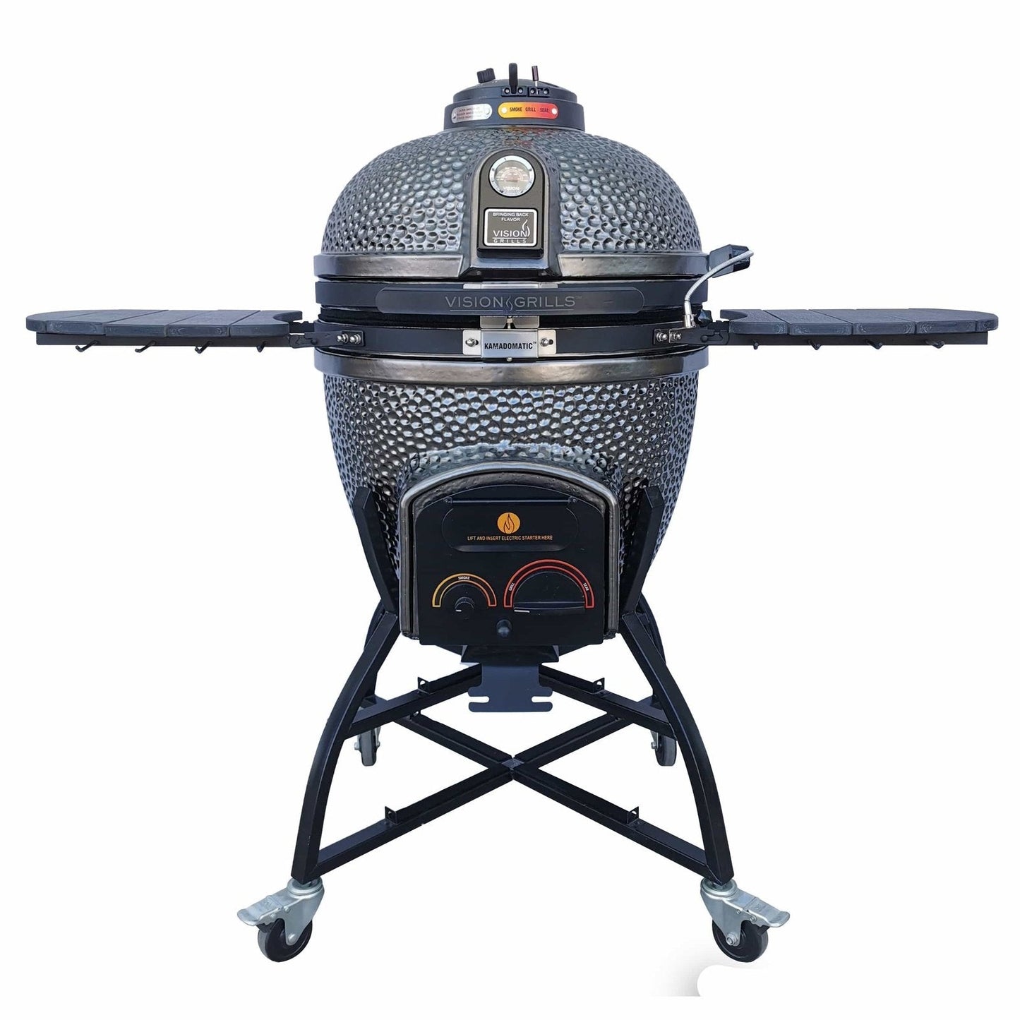Elite | XR402 Deluxe Ceramic Kamado Grill | Charcoal Gas Compatible