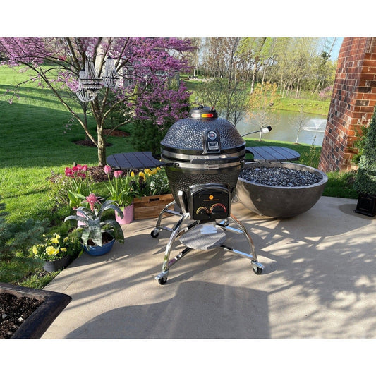 Vision Grills Elite | XD702 Maxis Ceramic Kamado Grill | Charcoal Gas Compatible - Elite - XD702MG
