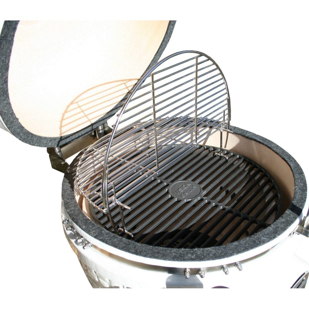 Elite | XR402 Deluxe Ceramic Kamado Grill | Charcoal Gas Compatible