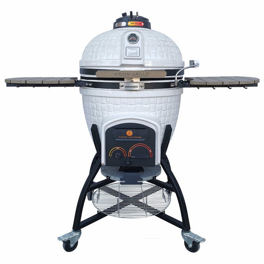 Elite | XR402 Deluxe Ceramic Kamado Grill | Charcoal Gas Compatible