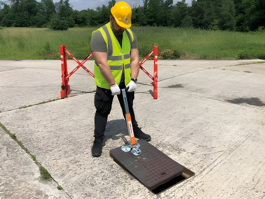 Italifters XT10 NANO 1433 lb Lift Capacity Manhole Cover Lifter - 142843