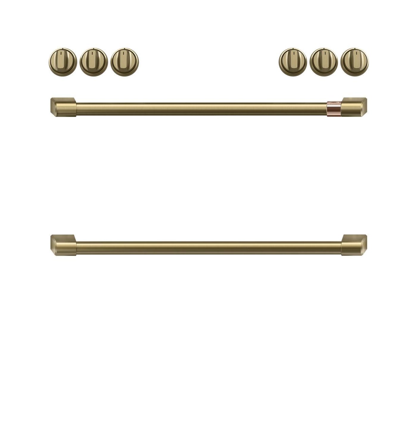 CAFE Café(TM) Handle Kit - Range Brushed Brass - CXFCHHKPMCG-KT
