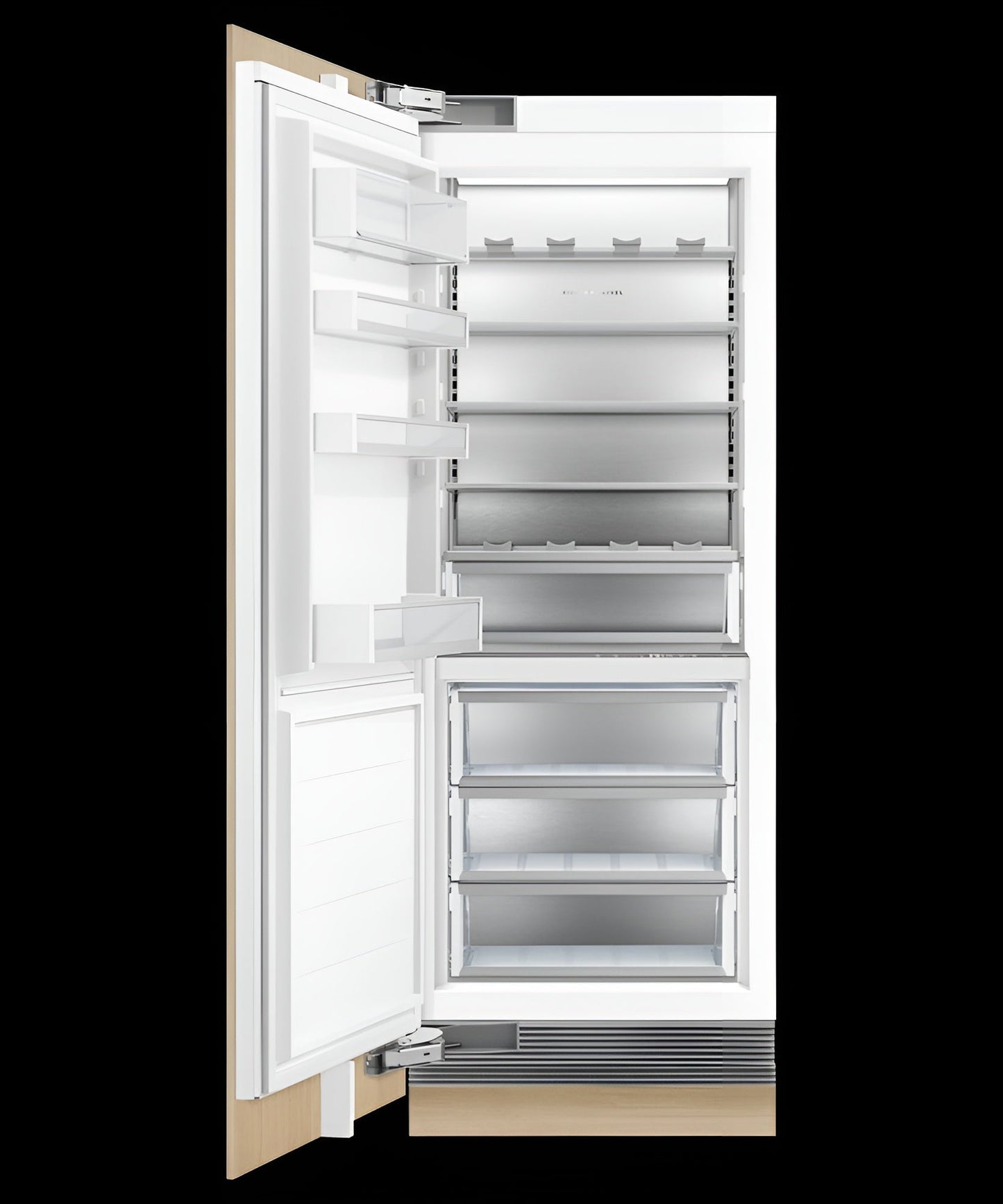 FISHER & PAYKEL RS3084WLU1 Integrated Refrigerator Freezer, 30", Ice & Water  - RS3084WLU1-KT