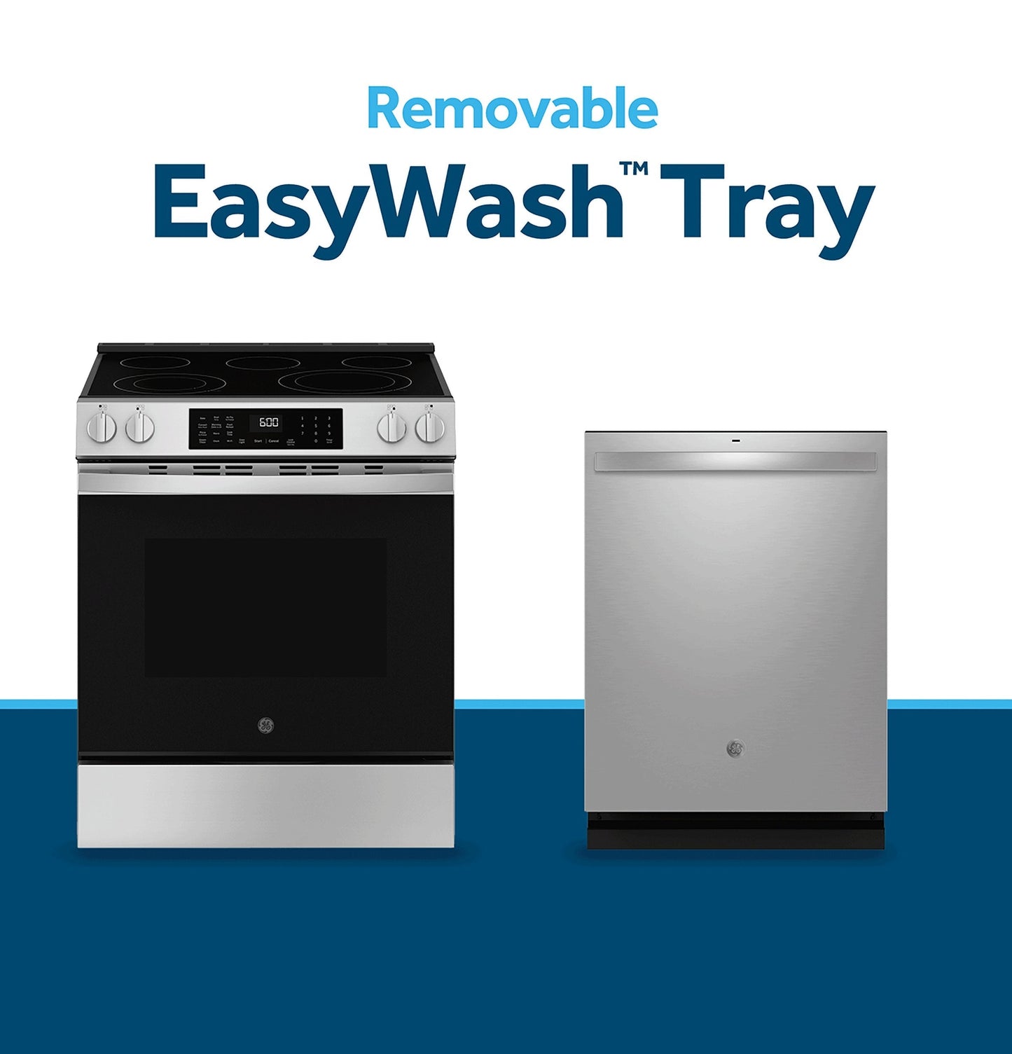 GE APPLIANCES GRS600AVDS GE(R) 30" Slide-In Electric Convection Range with No Preheat Air Fry and EasyWash(TM) Oven Tray - GRS600AVDS-KT