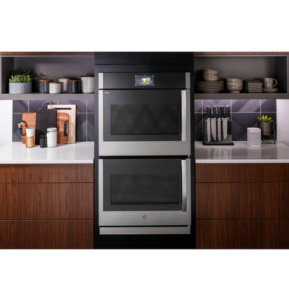 GE APPLIANCES PTD700LSNSS GE Profile 30" Smart Built-In Convection Double Wall Oven with Left-Hand Side-Swing Doors - PTD700LSNSS