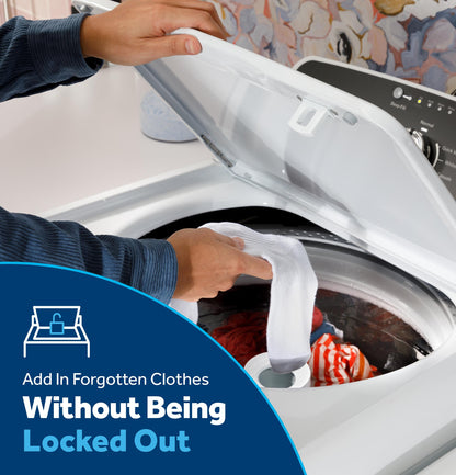 GE APPLIANCES GTW525ACWWB GE(R) 4.3 cu. ft. Capacity Washer with Stainless Steel Basket,5-yr Limited Warranty&#x200B; - GTW525ACWWB-KT