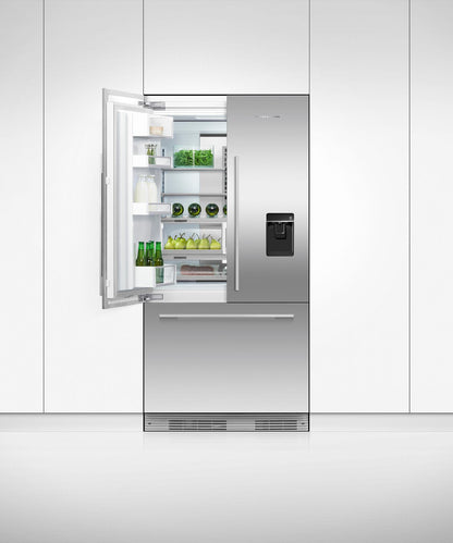 FISHER & PAYKEL RS36A72U1N Integrated French Door Refrigerator Freezer, 36", Ice & Water -  RS36A72U1N