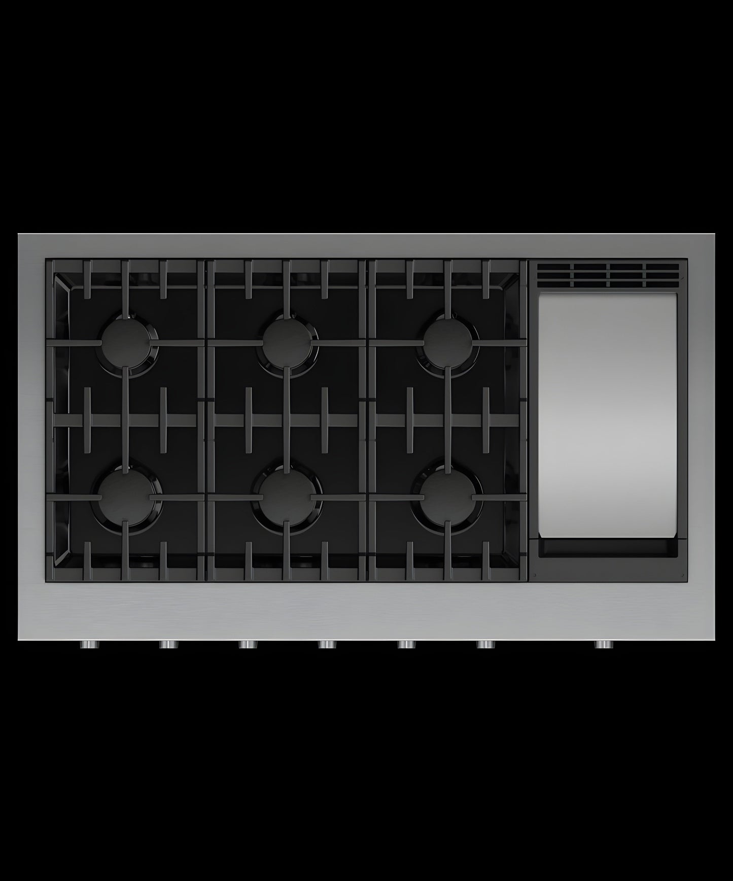 FISHER & PAYKEL RIV3486 Induction Range, 48", 6 Zones with SmartZone, Self-cleaning -  RIV3486