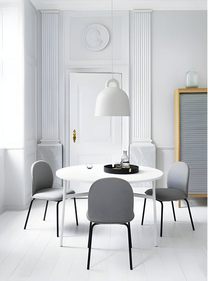 Normann Copenhagen Ace Chair - Black Steel Legs - Set of 2 - 707287