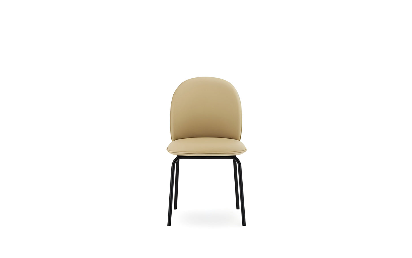 Normann Copenhagen Ace Chair - Black Steel Legs - Set of 2 - 707287