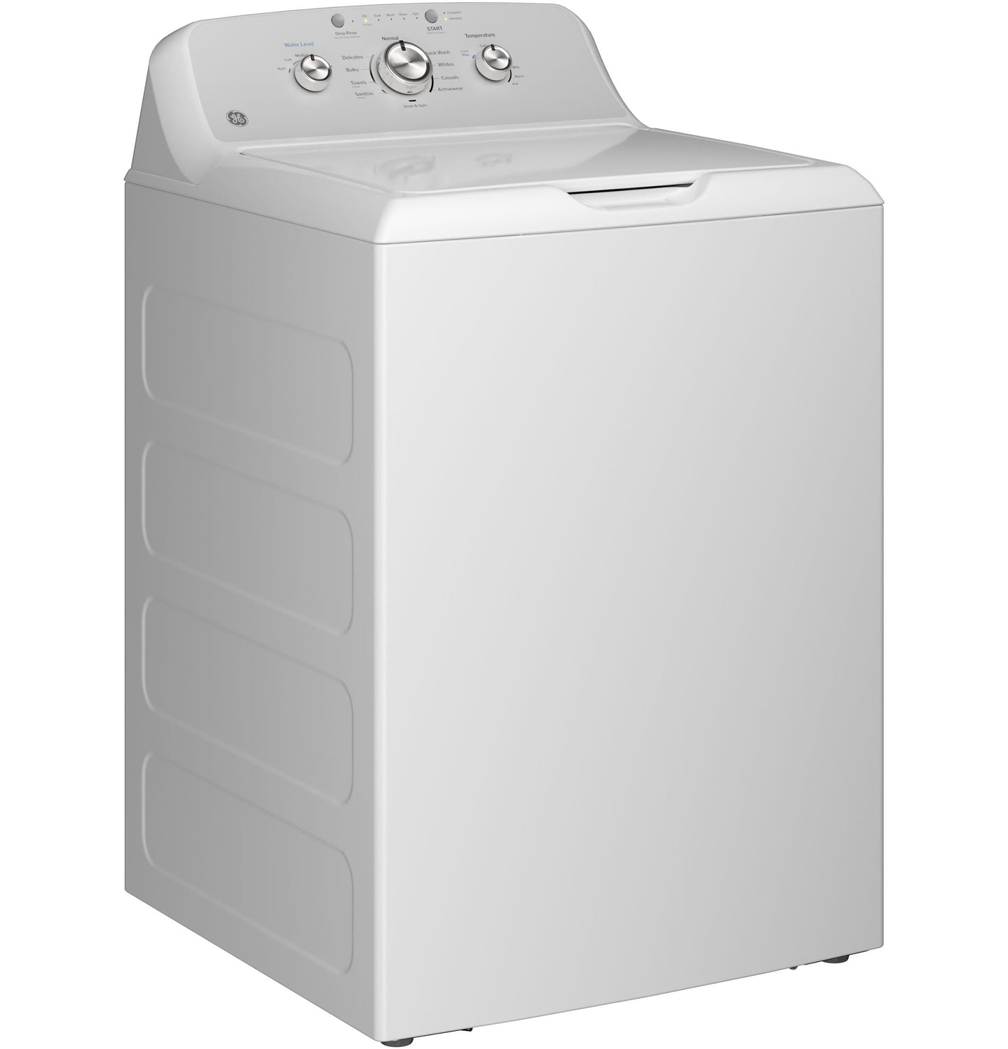 GE APPLIANCES GTW385ASWWS GE(R) 4.3 cu. ft. Capacity Washer with Stainless Steel&#x00A0;Basket,Cold&#x00A0;Plus and Water Level Control&#x200B; - GTW385ASWWS-KT