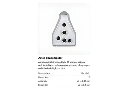 Artec Space Spider 3D Scanner