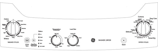 GE APPLIANCES 3.8 cu. ft. Washer & 5.9 cu. ft. Gas Dryer - GUD27GSPMDG-KT