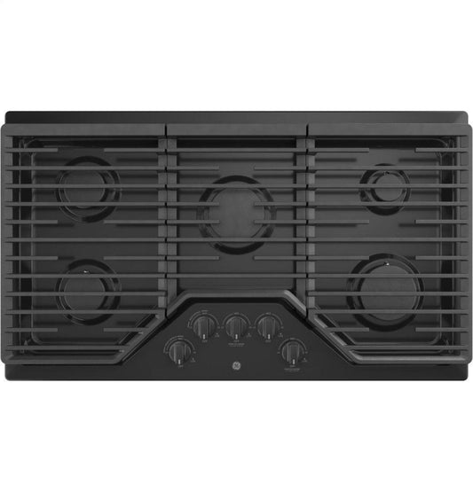 GE APPLIANCES JGP5036DLBB GE(R) 36" Built-In Gas Cooktop with 5 Burners and Dishwasher Safe Grates - JGP5036DLBB-KT