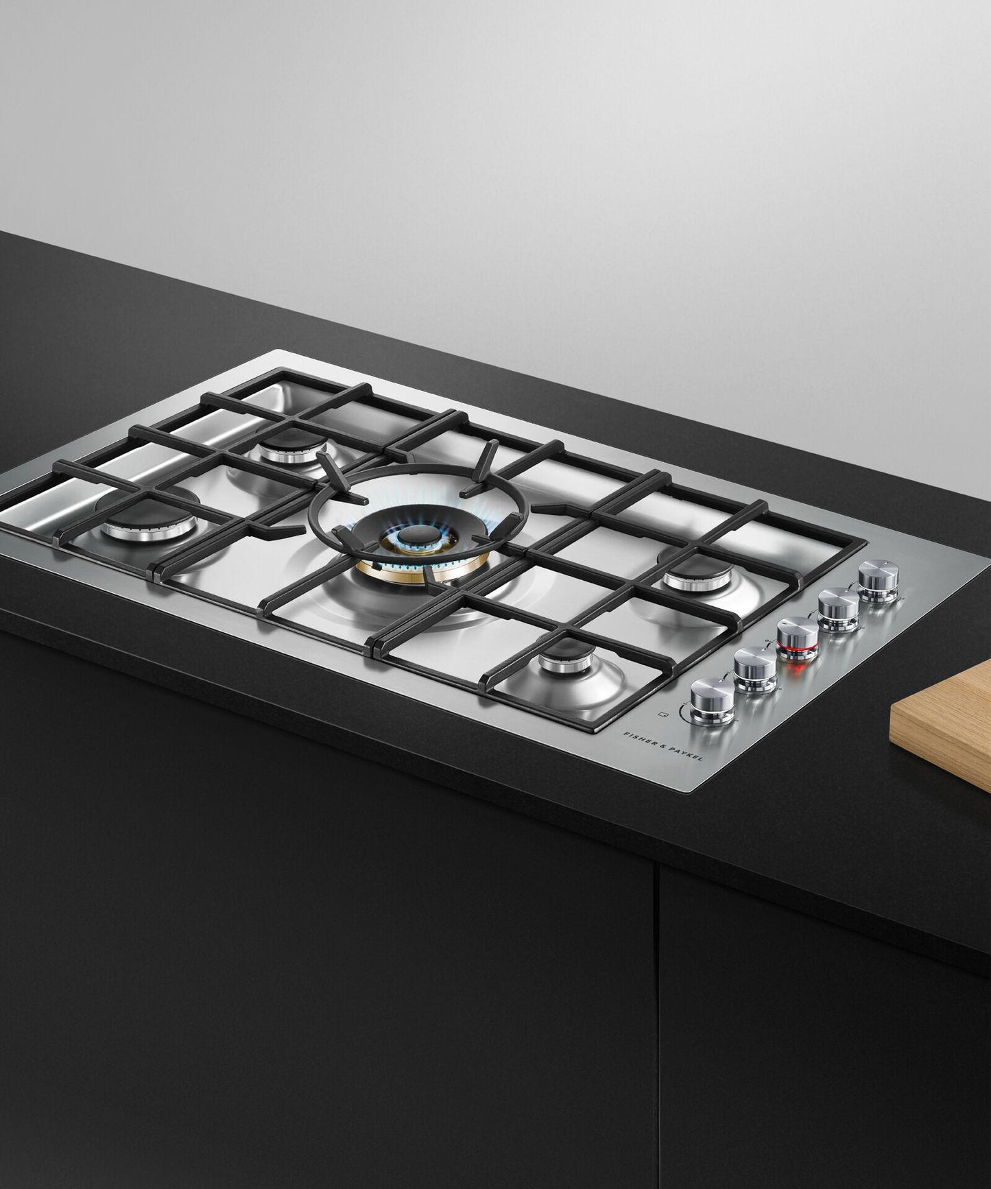 FISHER & PAYKEL CG365DLPRX2N Gas on Steel Cooktop, 36", Flush Fit, LPG - CG365DLPRX2N-KT
