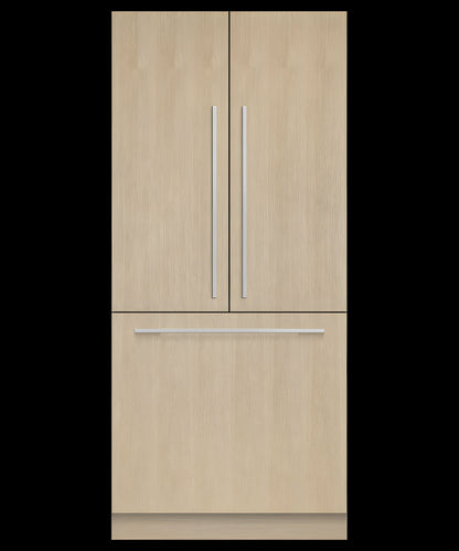 FISHER & PAYKEL RS32A72J1 Integrated French Door Refrigerator Freezer, 32", Ice - RS32A72J1