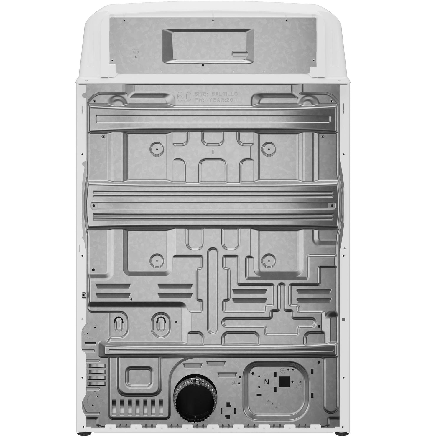 GE APPLIANCES GTX38GASWWS GE(R) 6.2 cu. ft. Capacity Gas&#x00A0;Dryer with Up To 120 ft. Venting and Shallow Depth&#x200B; - GTX38GASWWS-KT