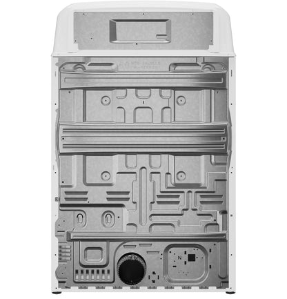 GE APPLIANCES GTX38GASWWS GE(R) 6.2 cu. ft. Capacity Gas&#x00A0;Dryer with Up To 120 ft. Venting and Shallow Depth&#x200B; - GTX38GASWWS-KT