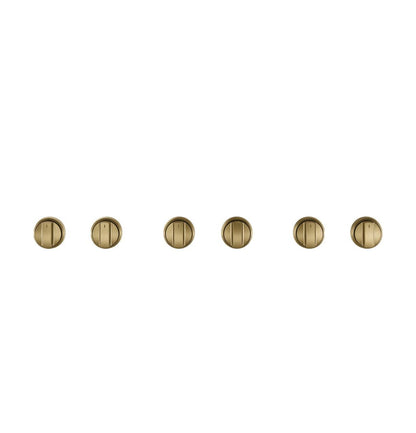 CAFE Café(TM) 36" Brushed Brass Handle & Knob Set for Pro Range and Rangetop - CXPR6HKPTCG-KT