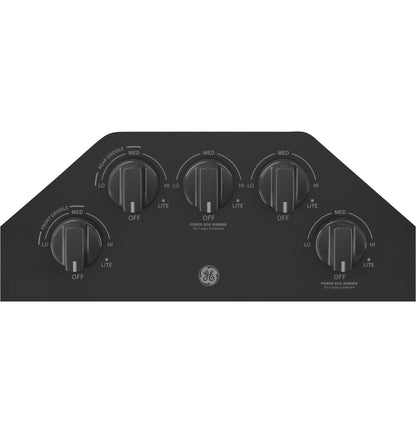 GE APPLIANCES JGP5036DLBB GE(R) 36" Built-In Gas Cooktop with 5 Burners and Dishwasher Safe Grates - JGP5036DLBB-KT