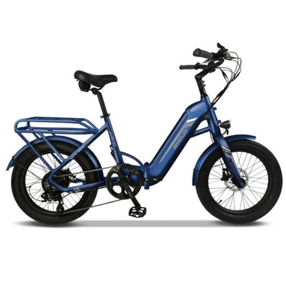 Emojo BOBCAT 500W 48V Folding Step Through Electric Bike - Bobcat-Cypress-Green