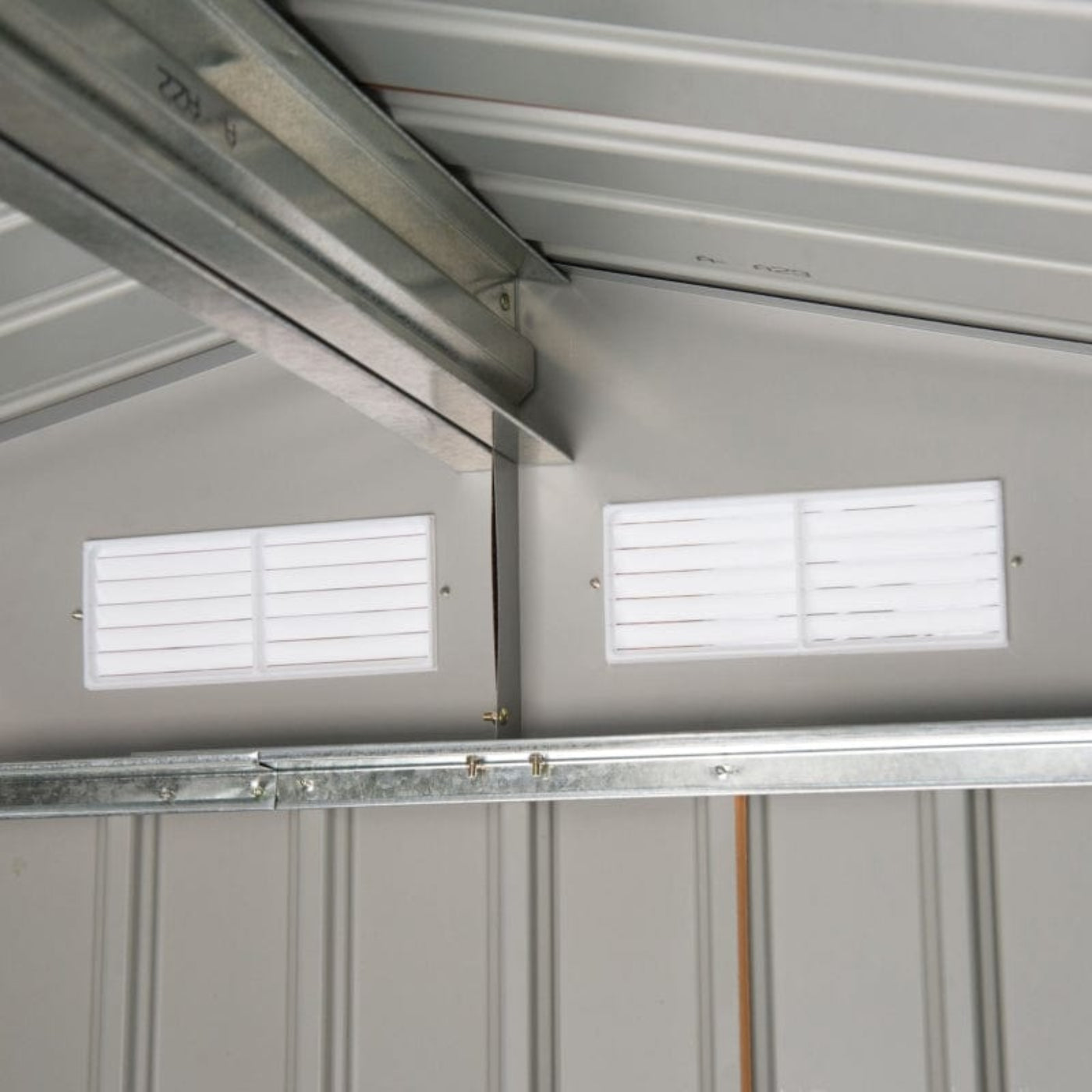 Outsunny 7' x 4' x 6' Steel Outdoor Shed Organizer - 845-030YL