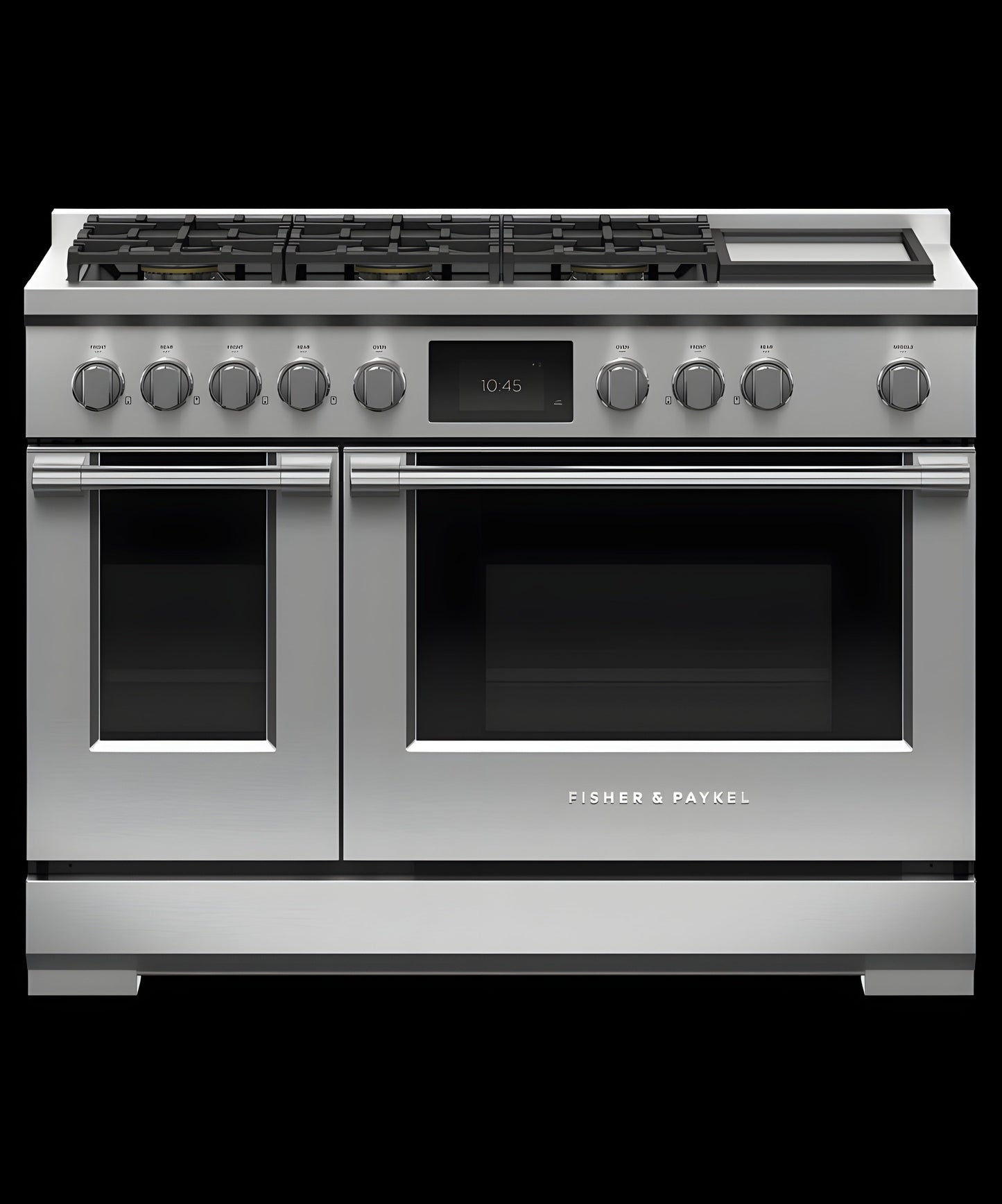 FISHER & PAYKEL RGV3486GDL Gas Range, 48", 6 Burners with Griddle -  RGV3486GDL