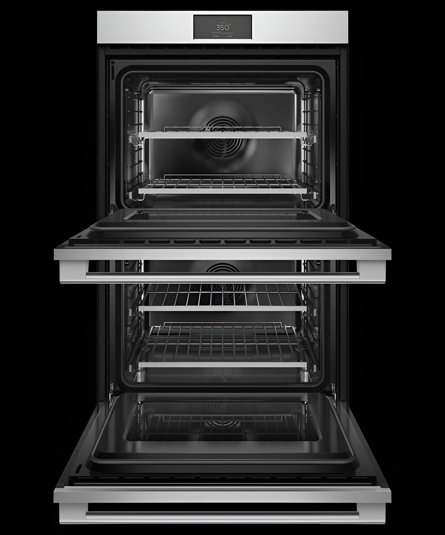FISHER & PAYKEL OB30DPPTX1 Double Oven, 30", 8.2 cu ft, 17 Function, Self-cleaning - OB30DPPTX1-KT
