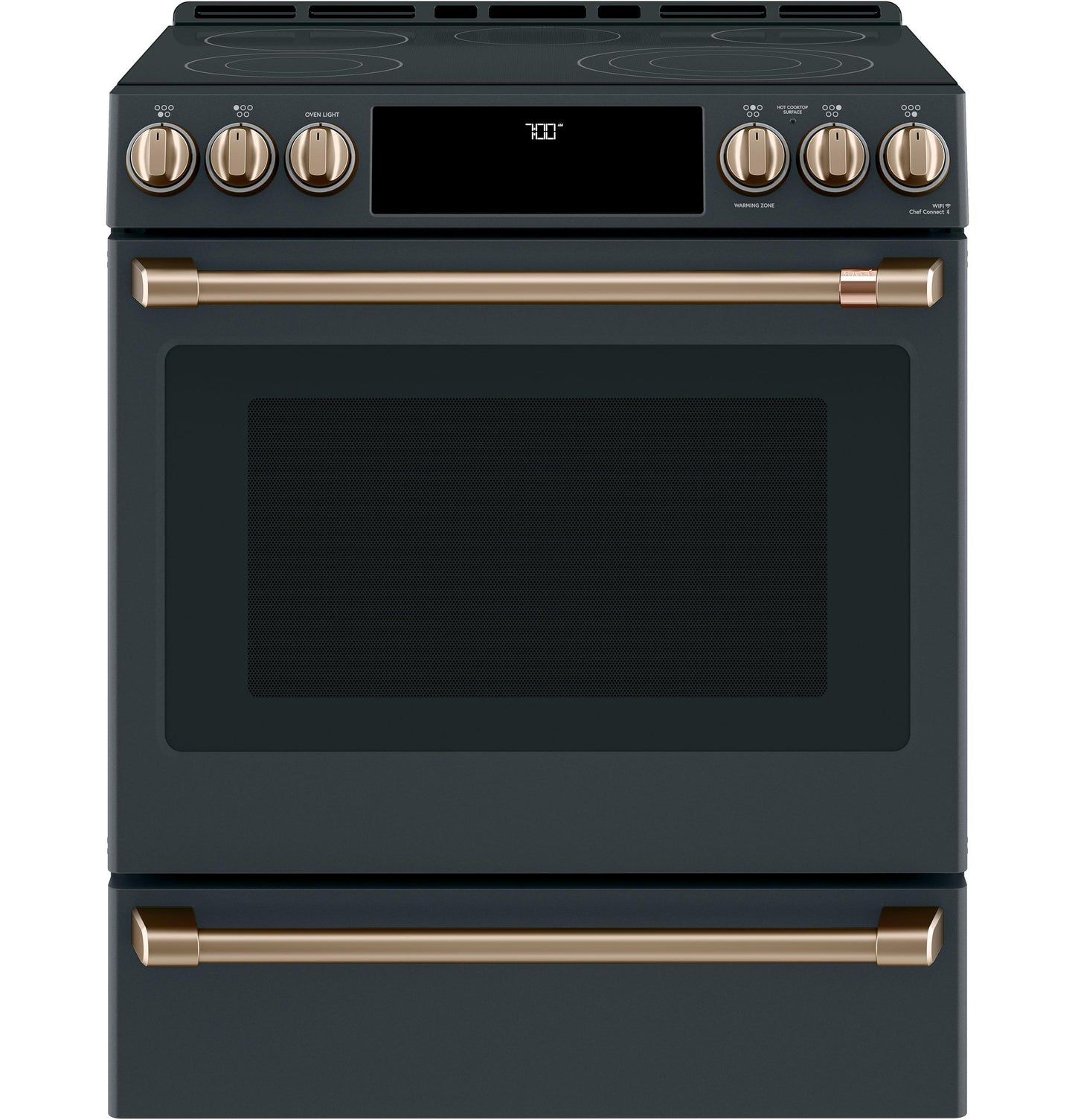 Café Front Control Electric Knobs and Handles - Brushed Bronze - CXFCEHKPMBZ-KT