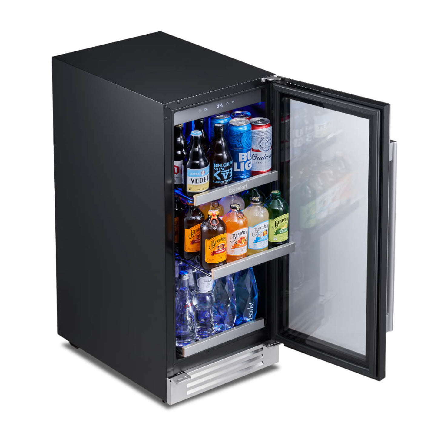 Ca'Lefort 15 inch 100 Can Beverage Refrigerator, Built in or Freestanding - CLF-BS15