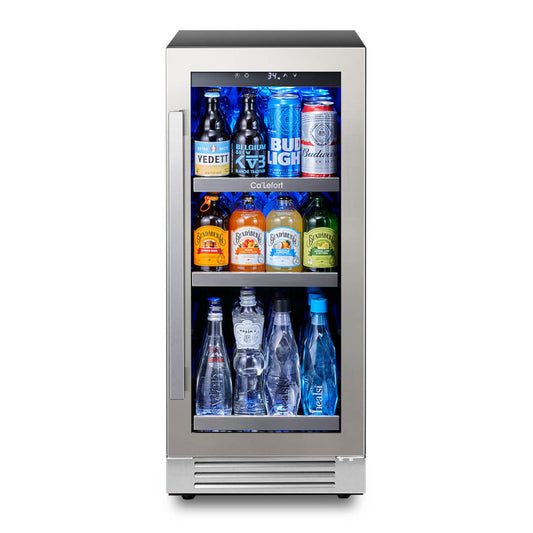 Ca'Lefort 15 inch 100 Can Beverage Refrigerator, Built in or Freestanding - CLF-BS15