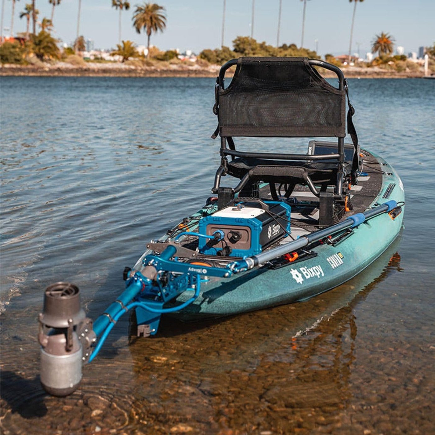 Bixpy K-1 Outboard Kit Jet Propulsion System with SUN 80 Solar Panel - BXA-23R-K1MSU01-WT