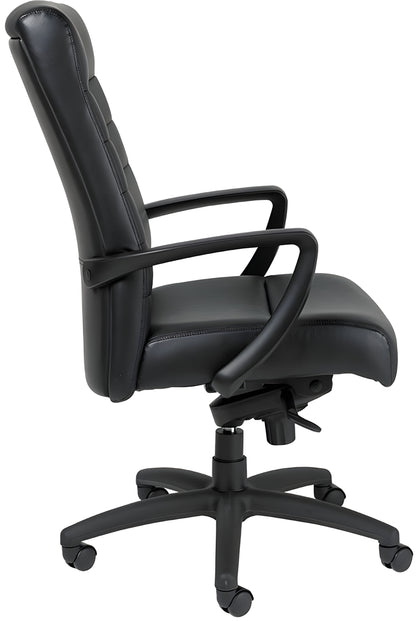 EuroTech Manchester High-Back Leather Executive Chair - EUR-LE150-BRNL