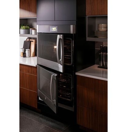GE APPLIANCES PTD700LSNSS GE Profile 30" Smart Built-In Convection Double Wall Oven with Left-Hand Side-Swing Doors - PTD700LSNSS