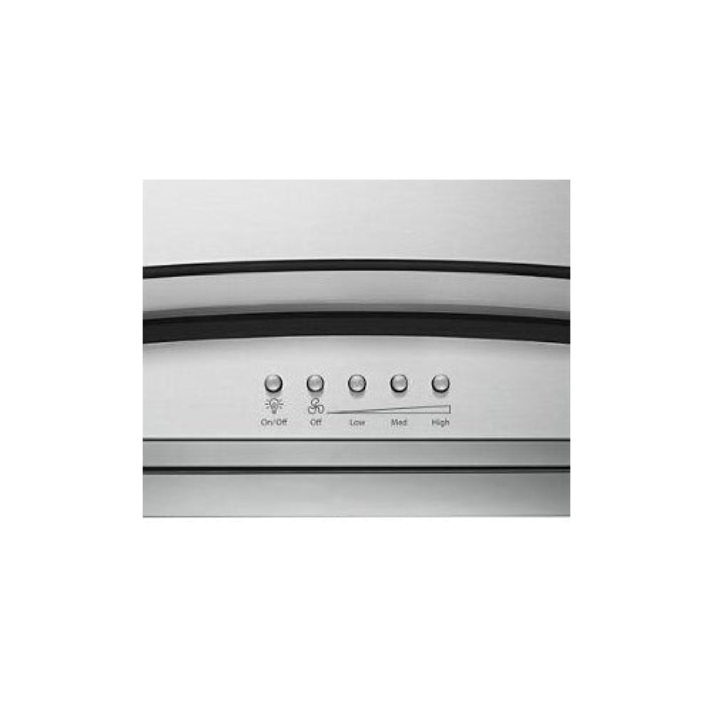 WHIRLPOOL 36" Modern Glass Wall Mount Range Hood - WVW75UC6DS-KT