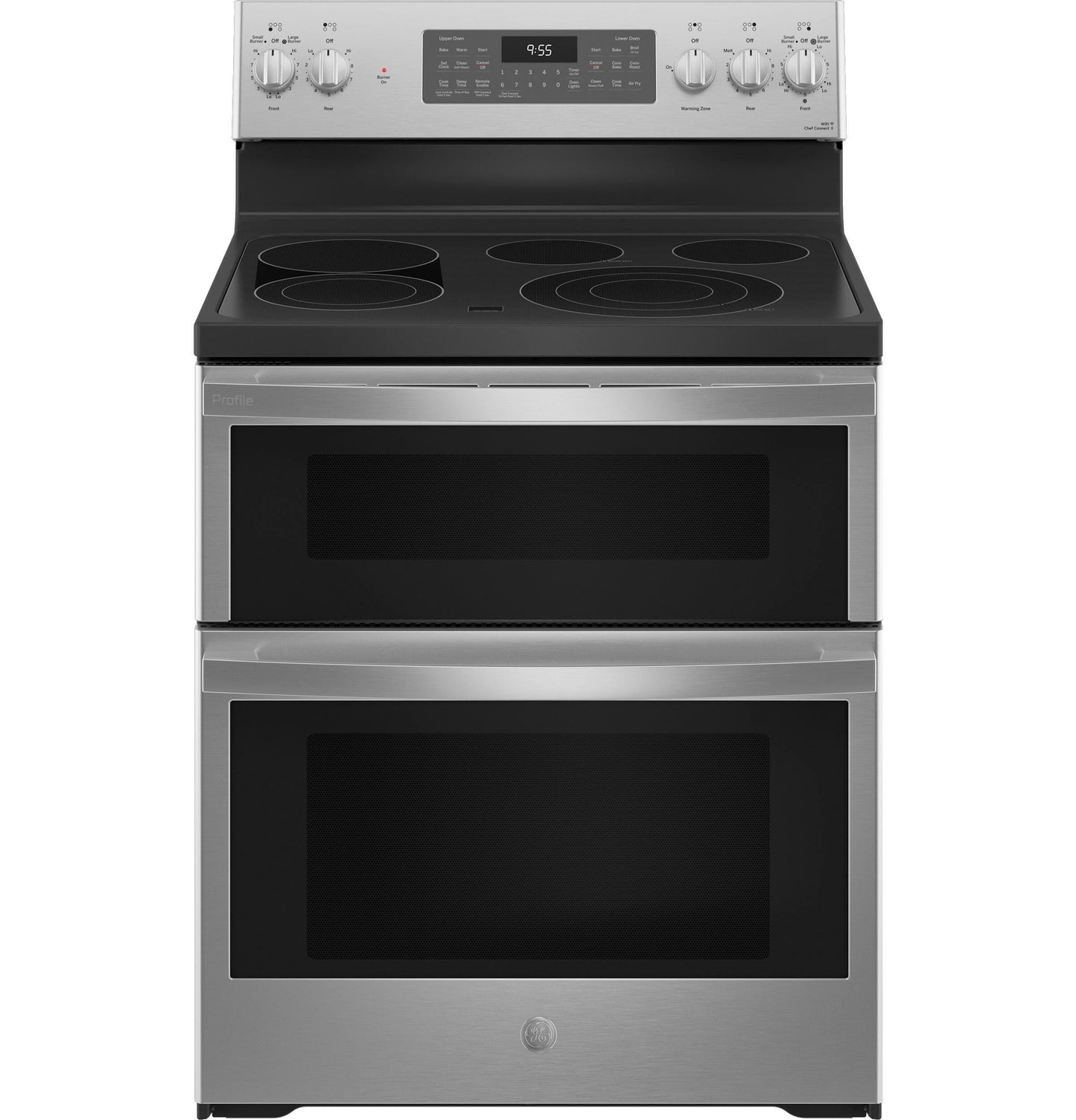GE APPLIANCES PGB965YPFS GE Profile(TM) 30" Free-Standing Gas Double Oven Convection Fingerprint Resistant Range with No Preheat Air Fry -  PGB965YPFS
