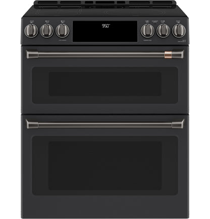 Café Front Control Induction Knobs and Handles - Brushed Black - CXFCHHKPMBT-KT