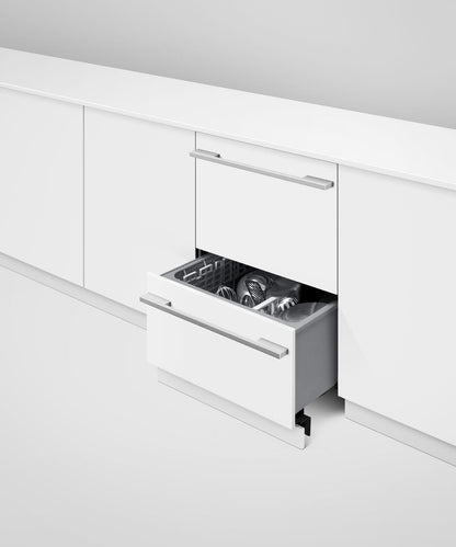 FISHER & PAYKEL DD24DHTI9N Integrated Double DishDrawer™ Dishwasher, Tall, Sanitize = DD24DHTI9N