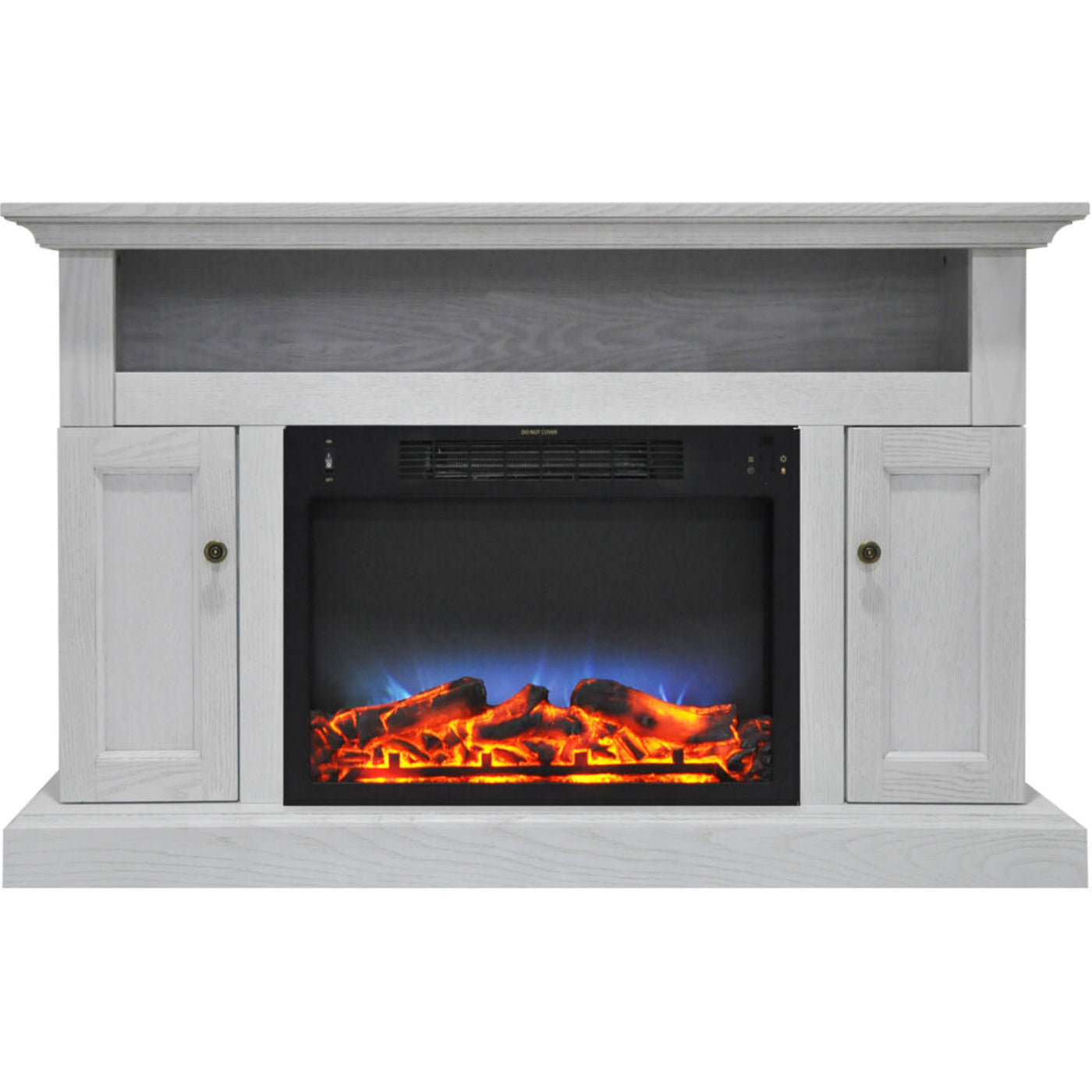 Cambridge Electric Mantel Fireplaces CAMBR5021 2WHTLED - CAMBR5021-2WHTLED