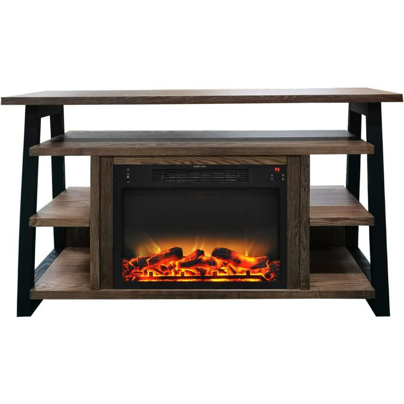 Cambridge 32" Sawyer Industrial Electric Fireplace Mantel - CAM5332-1MAHLG2