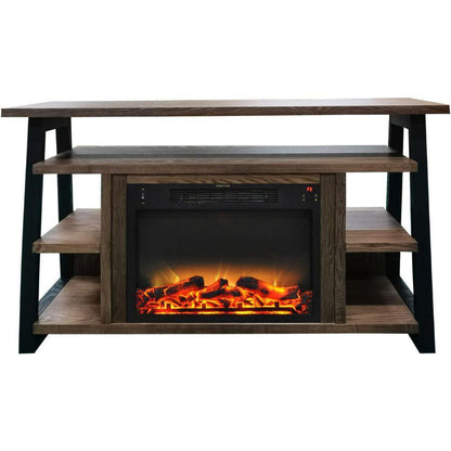 Cambridge 32" Sawyer Industrial Electric Fireplace Mantel - CAM5332-1MAHLG2