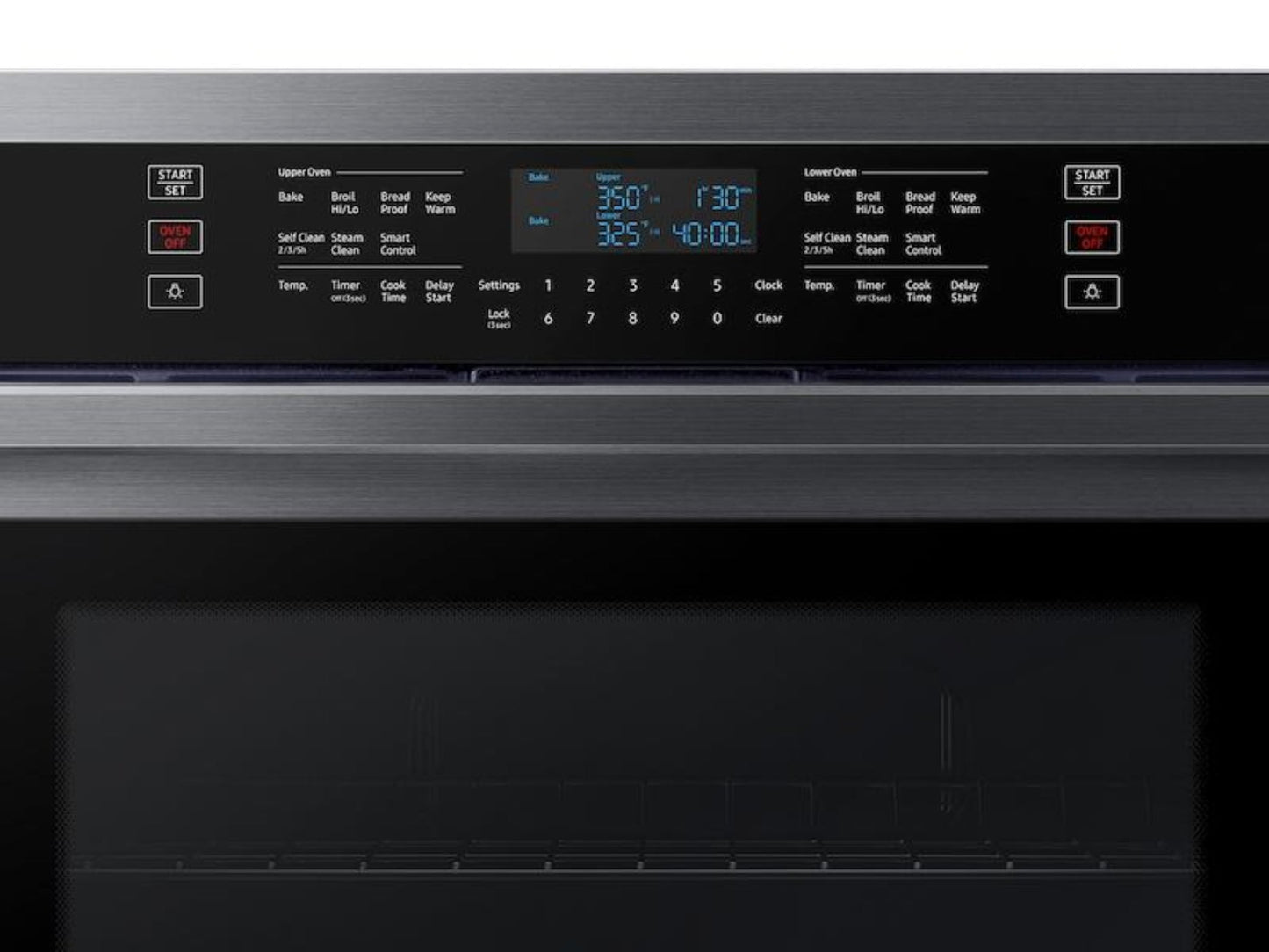 SAMSUNG NV51T5511DG 30" Smart Double Wall Oven in Black Stainless Steel - NV51T5511DG-KT