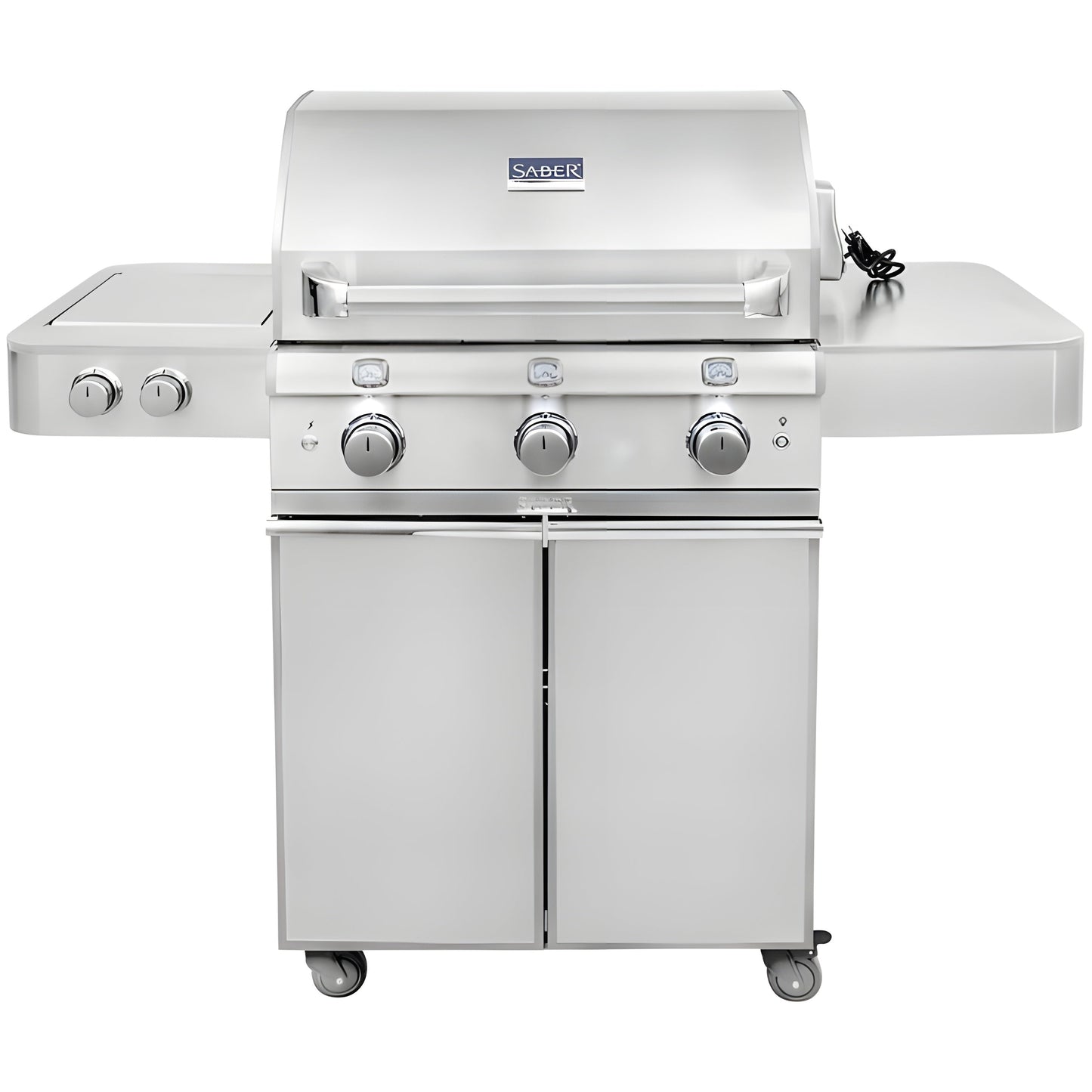 Saber Grills Elite 4-Burner Built-In Grill, Natural Gas - R67SB1017