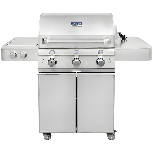 Saber Grills Elite 4-Burner Built-In Grill, Natural Gas - R67SB1017