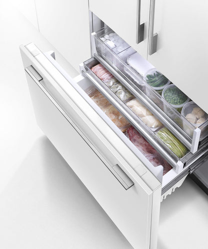 FISHER & PAYKEL RS36A72J1N Integrated French Door Refrigerator Freezer, 36", Ice - RS36A72J1N