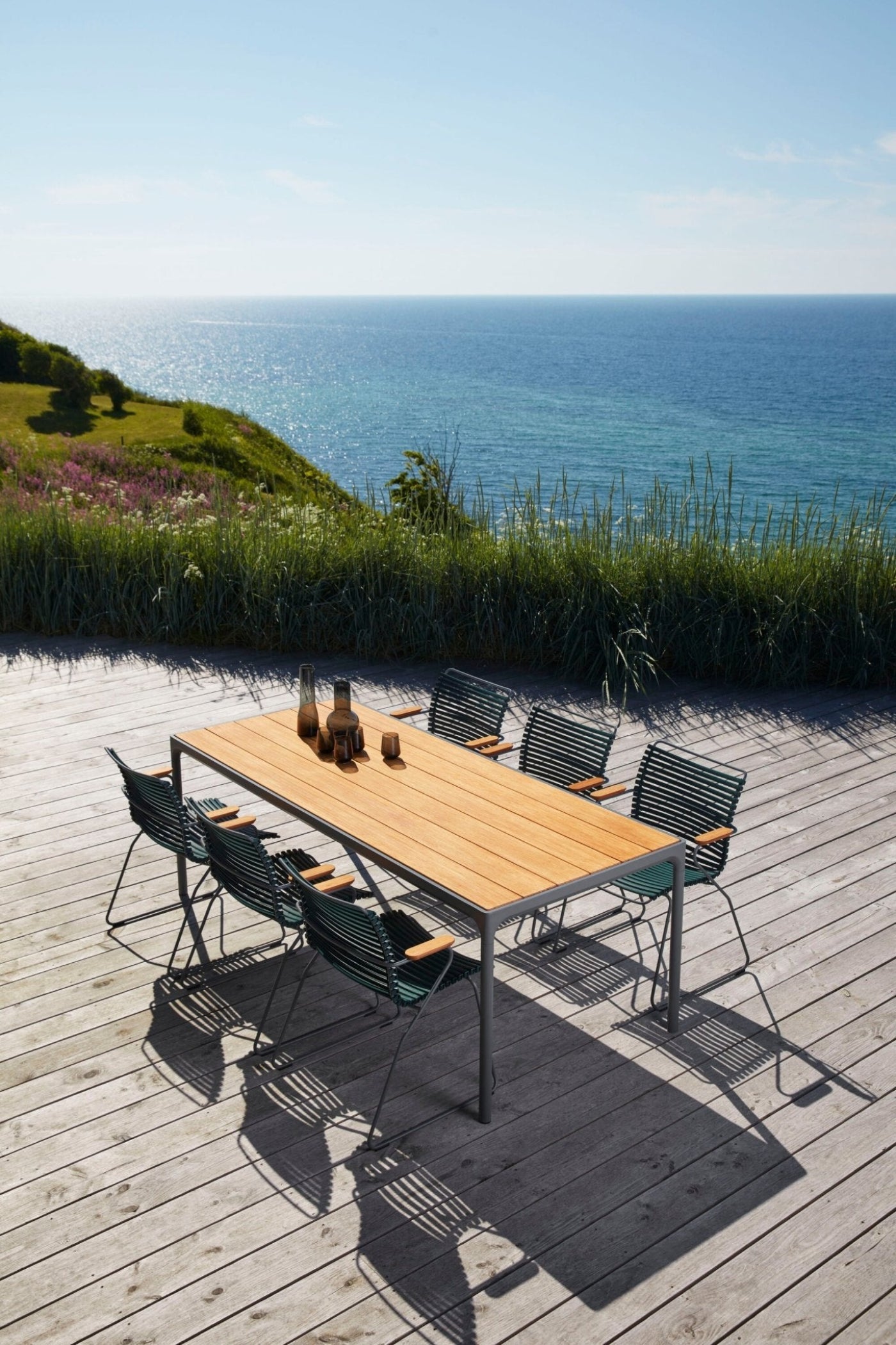 HOUE CLICK Outdoor Dining Chair w/Armrests