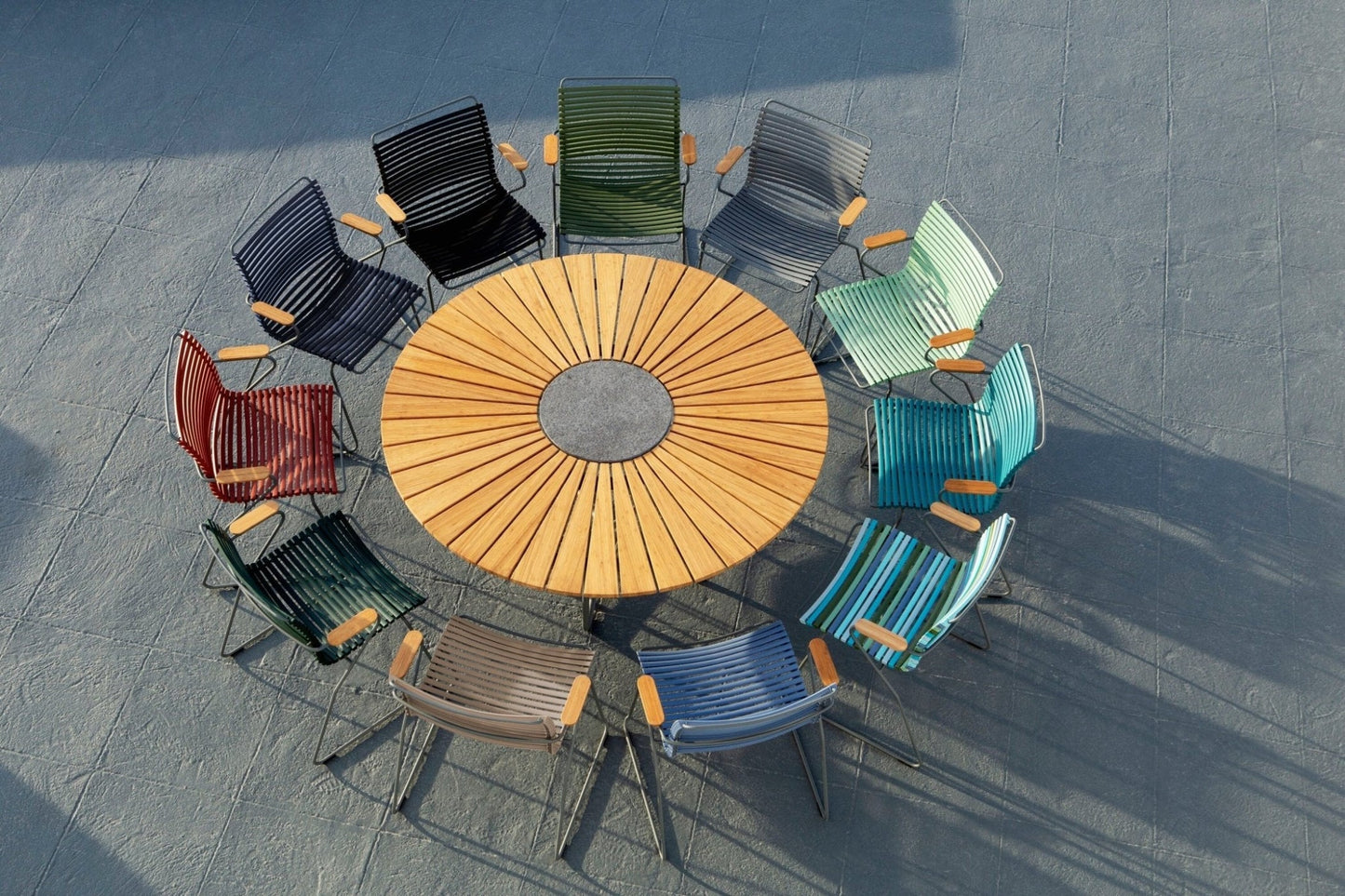 HOUE CLICK Outdoor Dining Chair w/Armrests