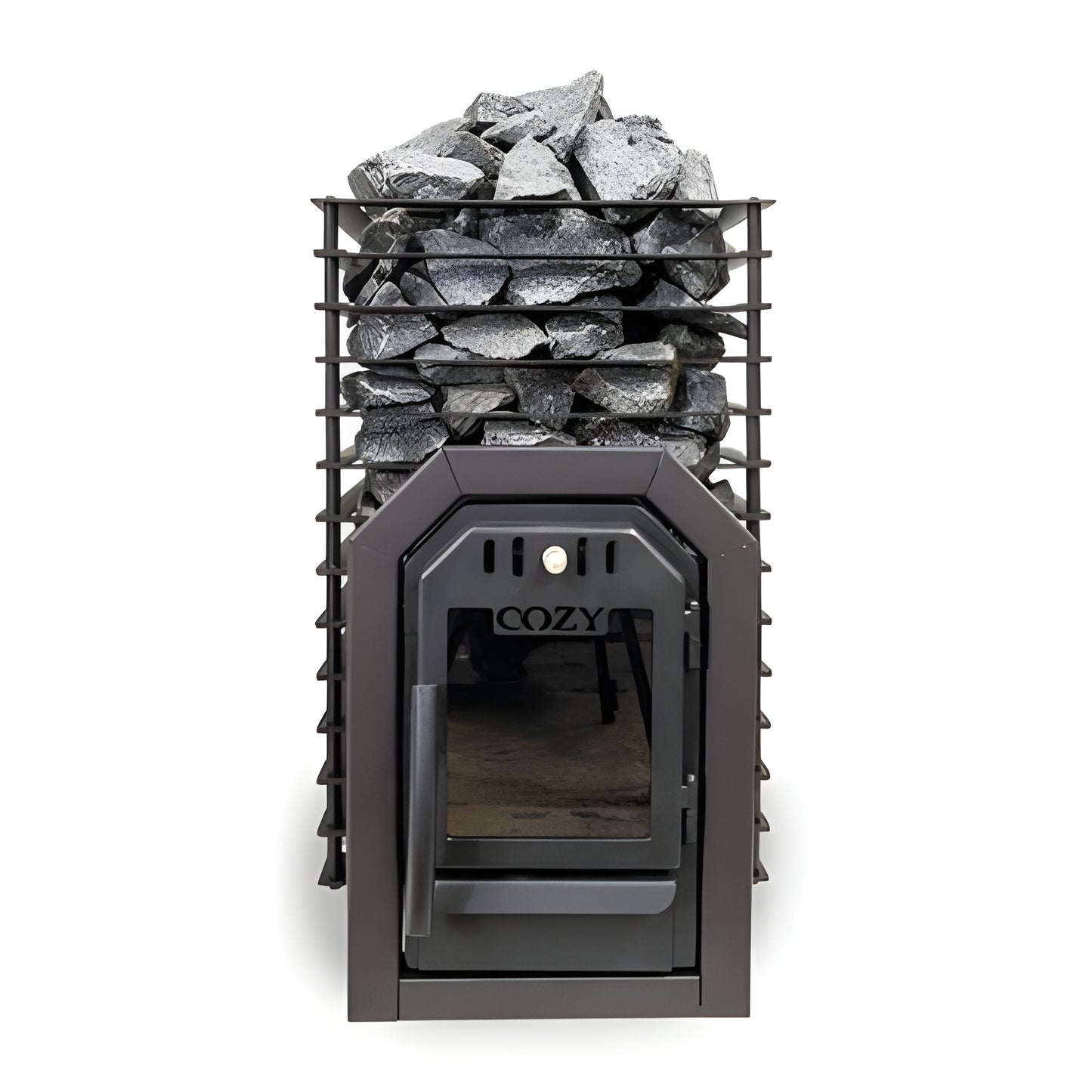Cozy Heat Quattro Thru-Wall Wood Burning Sauna Stove - 4745010348266
