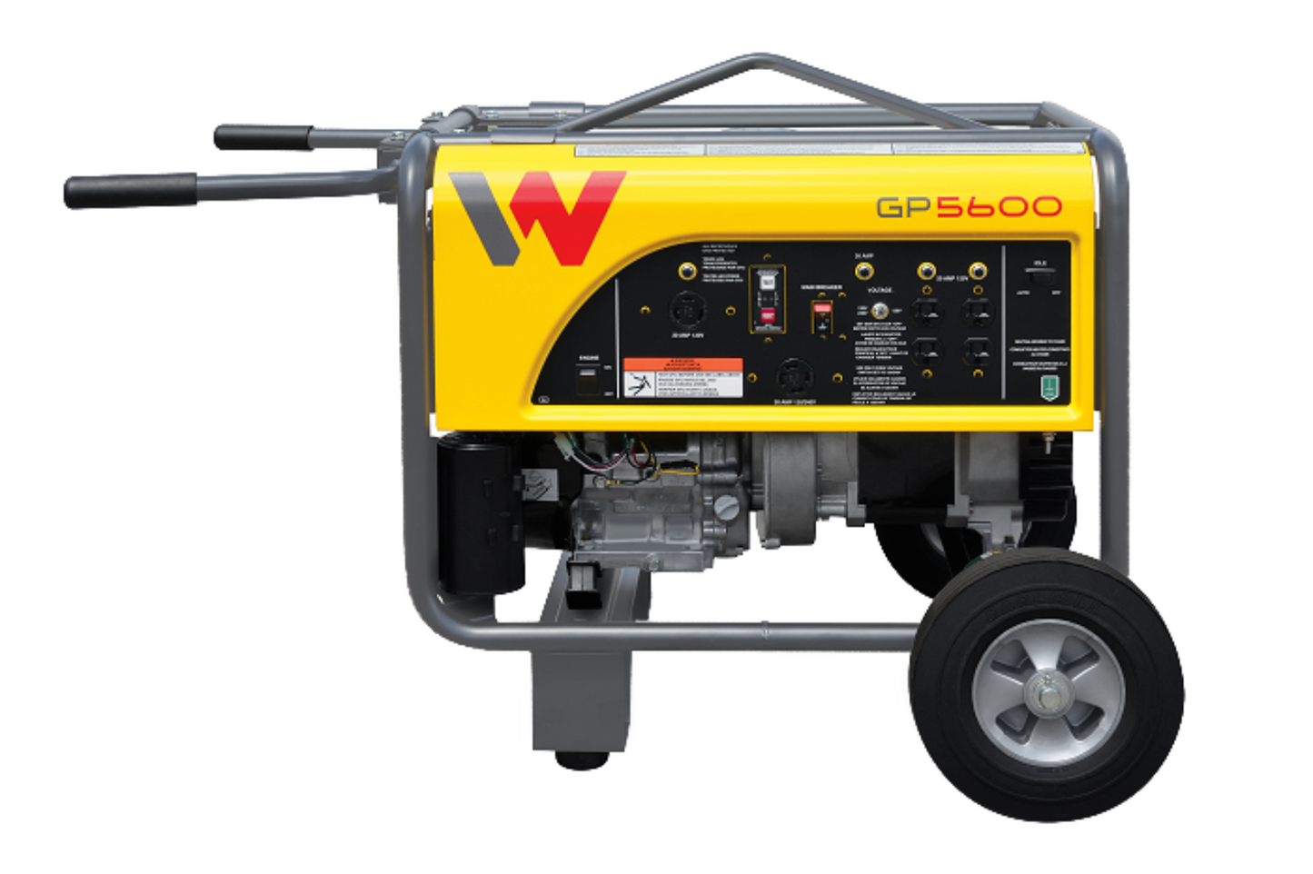Wacker Neuson GP5600A Portable Generator w Wheel Kit #5100041979